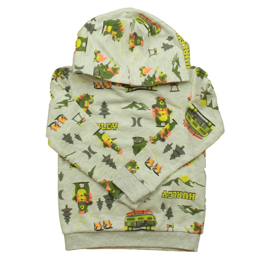 Hurley Boys Gray Construction Hoodie Size: 3T Gray Construction