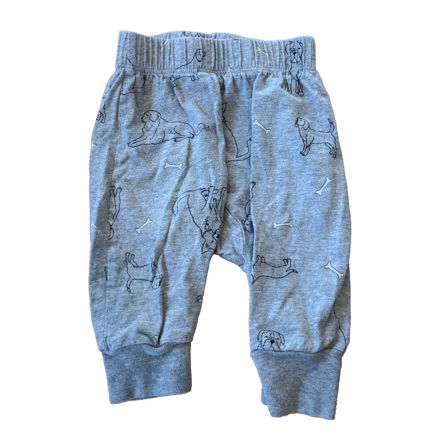 Hanna Andersson Boys Gray Dogs Casual Pants Size: 6-12 Months Gray Dogs