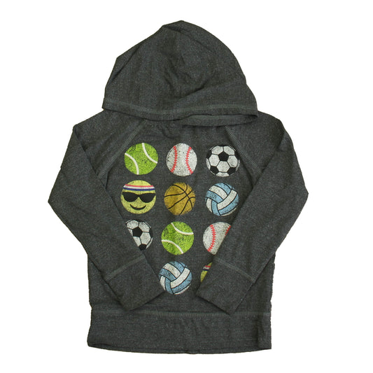Rumi + Ryder Boys Gray Emoji Long Sleeve Shirt Size: 2-3T Gray Emoji