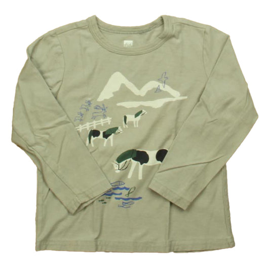 Tea Boys Gray Farm Long Sleeve T-Shirt Size: 18-24 Months Gray Farm