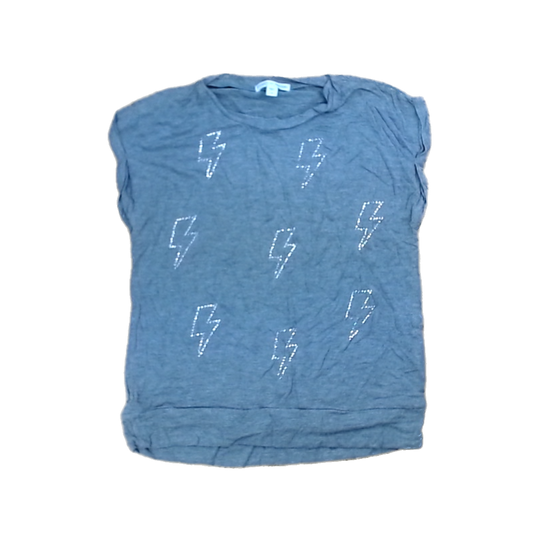 Rockets Of Awesome Girls Gray | Gem Lightening Botls Tank Top Size: 10 Years Gray | Gem Lightening Botls