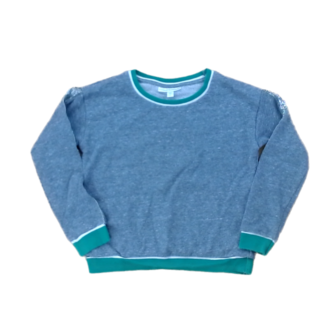 Rockets Of Awesome Girls Gray | Green and Silver Rim Long Sleeve T-Shirt Size: 6 Years Gray | Green and Silver Rim