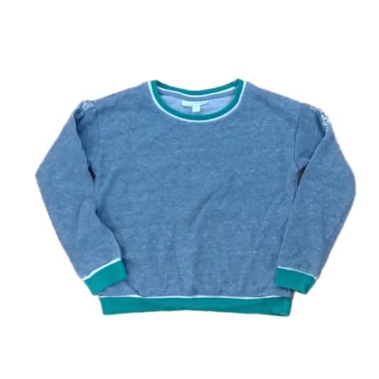 Rockets Of Awesome Girls Gray | Green and Silver Rim Long Sleeve T-Shirt Size: 6 Years Gray | Green and Silver Rim