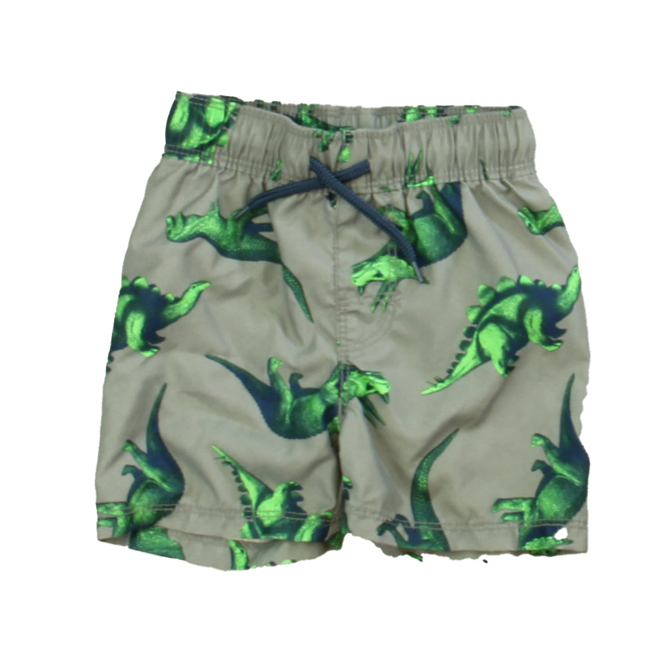 Old Navy Boys Gray | Green Dinosaur Trunks Size: 12-18 Months Gray | Green Dinosaur