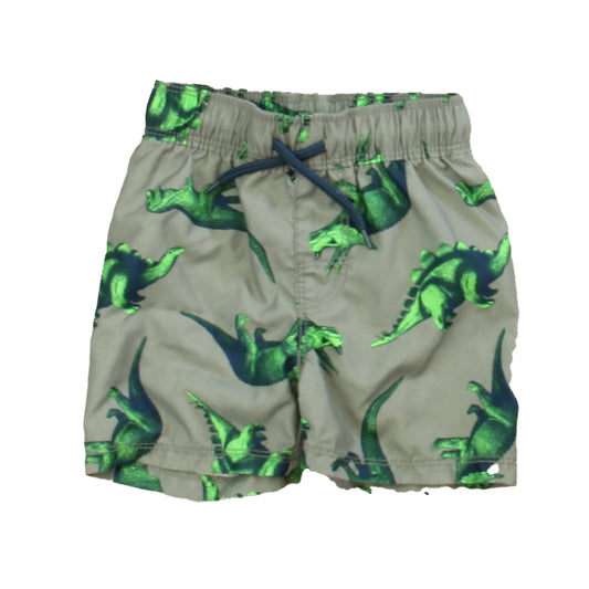 Old Navy Boys Gray | Green Dinosaur Trunks Size: 12-18 Months Gray | Green Dinosaur