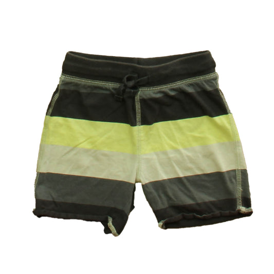 Tea Boys Gray | Green Stripes Shorts Size: 9-12 Months Gray | Green Stripes