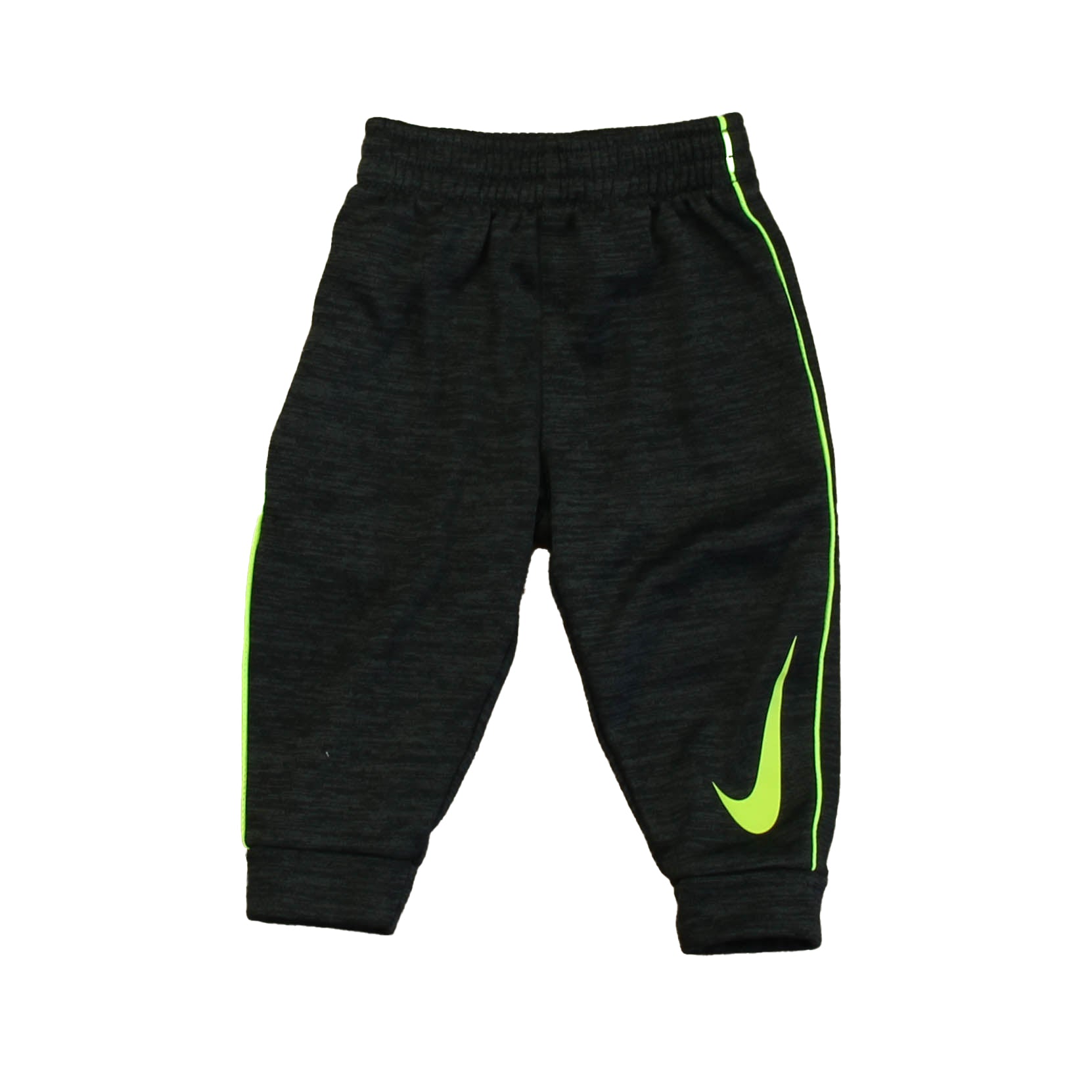 Nike Boys Gray | Green Athletic Pants Size: 12 Months Gray | Green