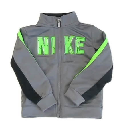 Nike Boys Gray | Green Athletic Top Size: 24 Months Gray | Green
