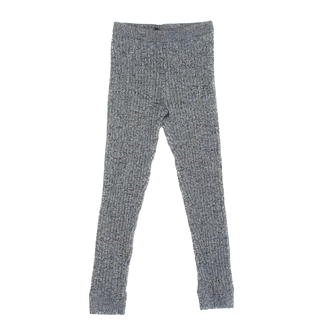 Tea Collection Girls Gray Heather | Knit Legging Casual Pants Size: 6 Years Gray Heather | Knit Legging