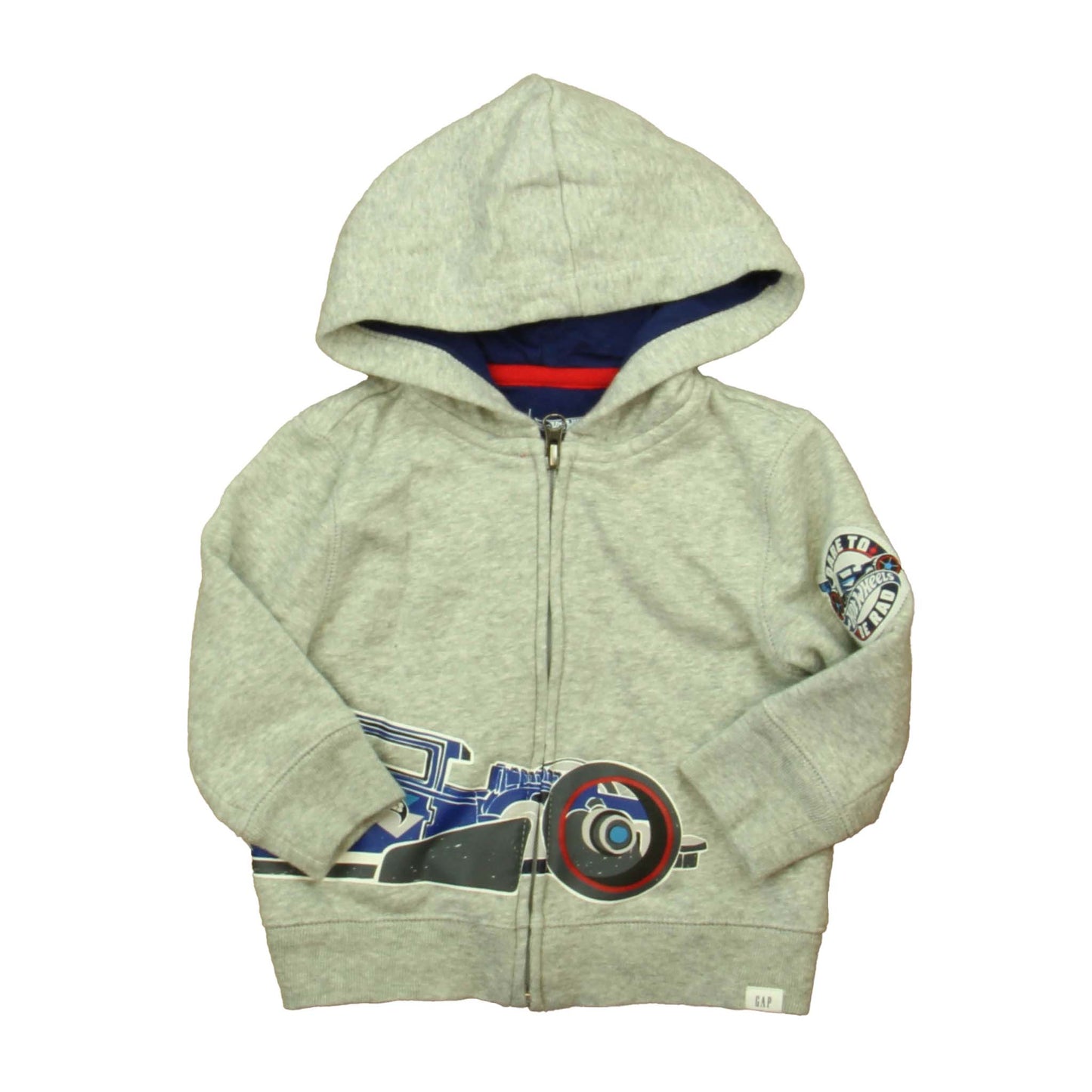 Gap Boys Gray Hot Wheels Hoodie Size: 12 - 18 Months Gray Hot Wheels