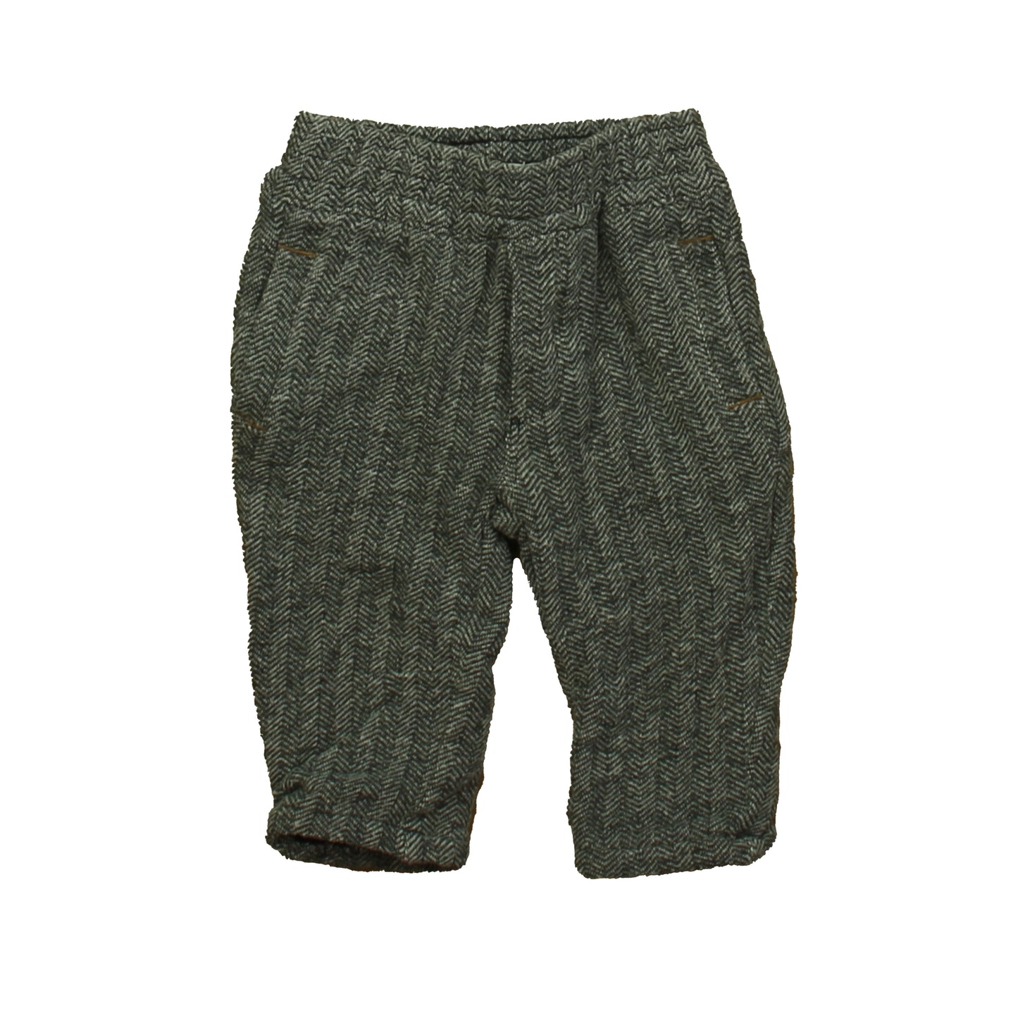 Catimini Boys Gray Houndstooth Pants Size: 6 Months Gray Houndstooth