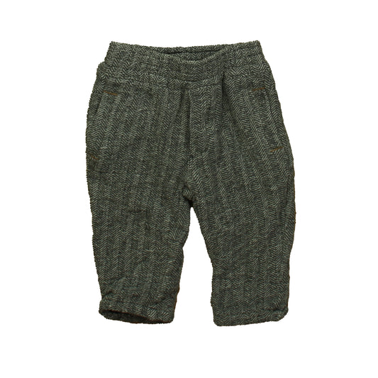 Catimini Boys Gray Houndstooth Pants Size: 6 Months Gray Houndstooth