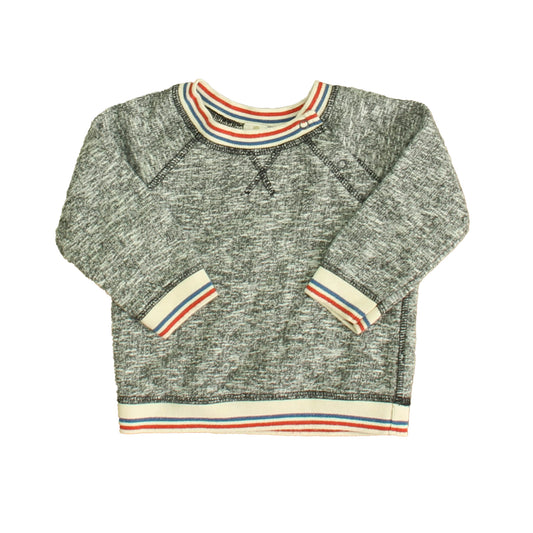 Tucker + Tate Boys Gray | Ivory | Red Long Sleeve Shirt Size: 9 Months Gray | Ivory | Red