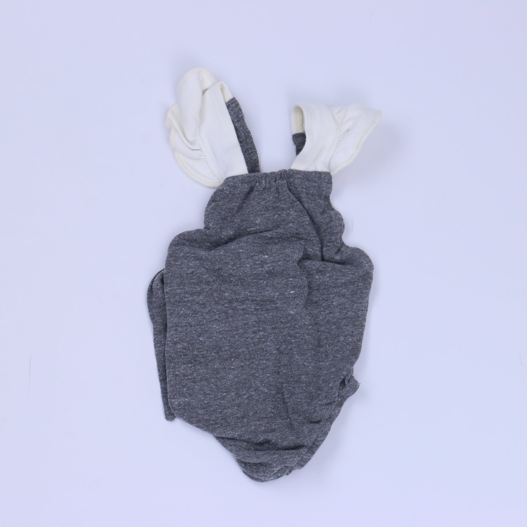 Everly B. Girls Gray | Ivory Romper Size: 9-12 Months Gray | Ivory
