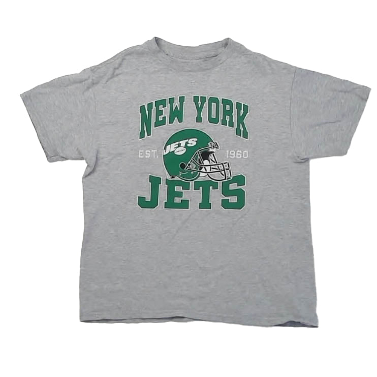 NFL Boys Gray Jets T-Shirt Size: 6 Years Gray Jets