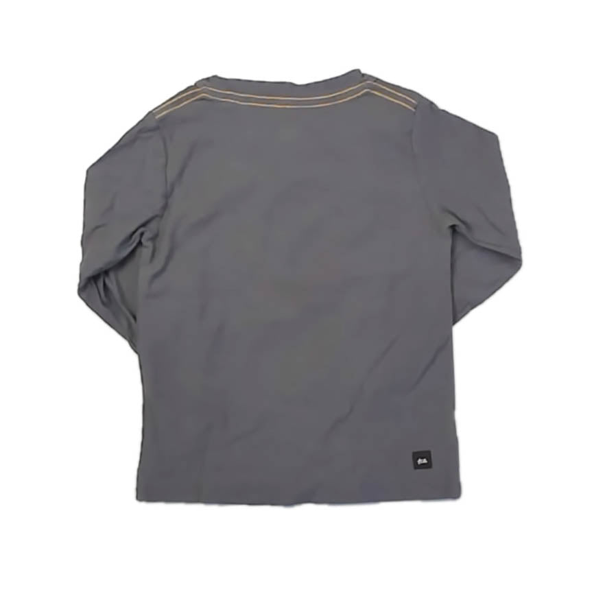 Tea Collection Boys Gray Lizard Long Sleeve T-Shirt Size: 3T Gray Lizard