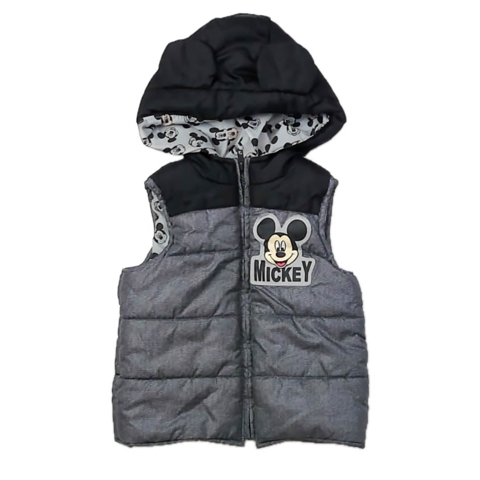 Disney Boys Gray Mickey Vest Size: 3T Gray Mickey