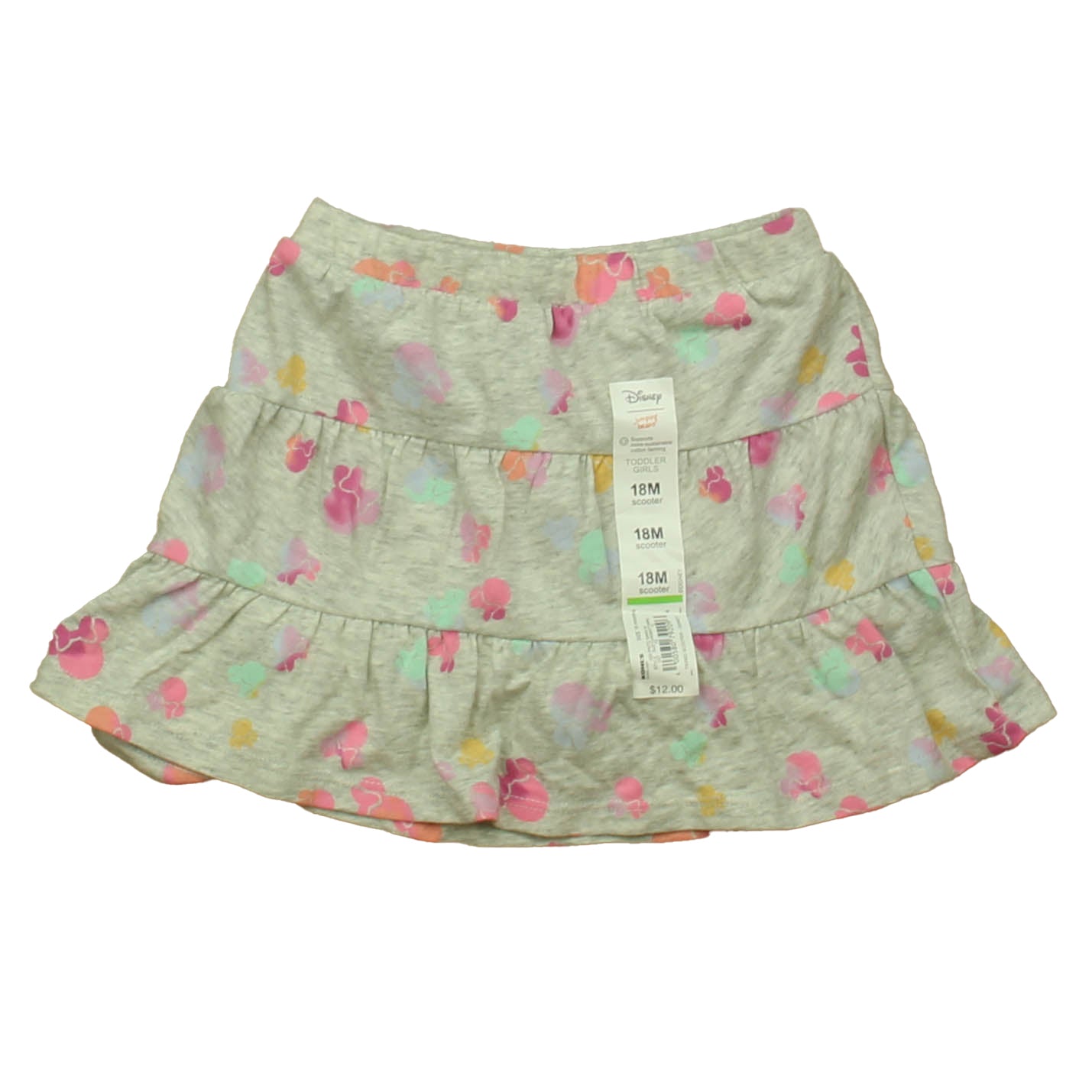 Jumping Beans Girls Gray Minnie Skirt Size: 18 Months Gray Minnie