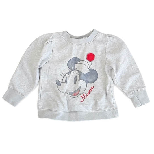Gap Girls Gray MInnie Sweatshirt Size: 4T Gray MInnie