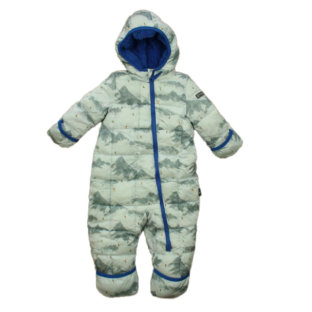 Spyder Unisex Gray Mountains Snowsuit Size: 9-12 Months