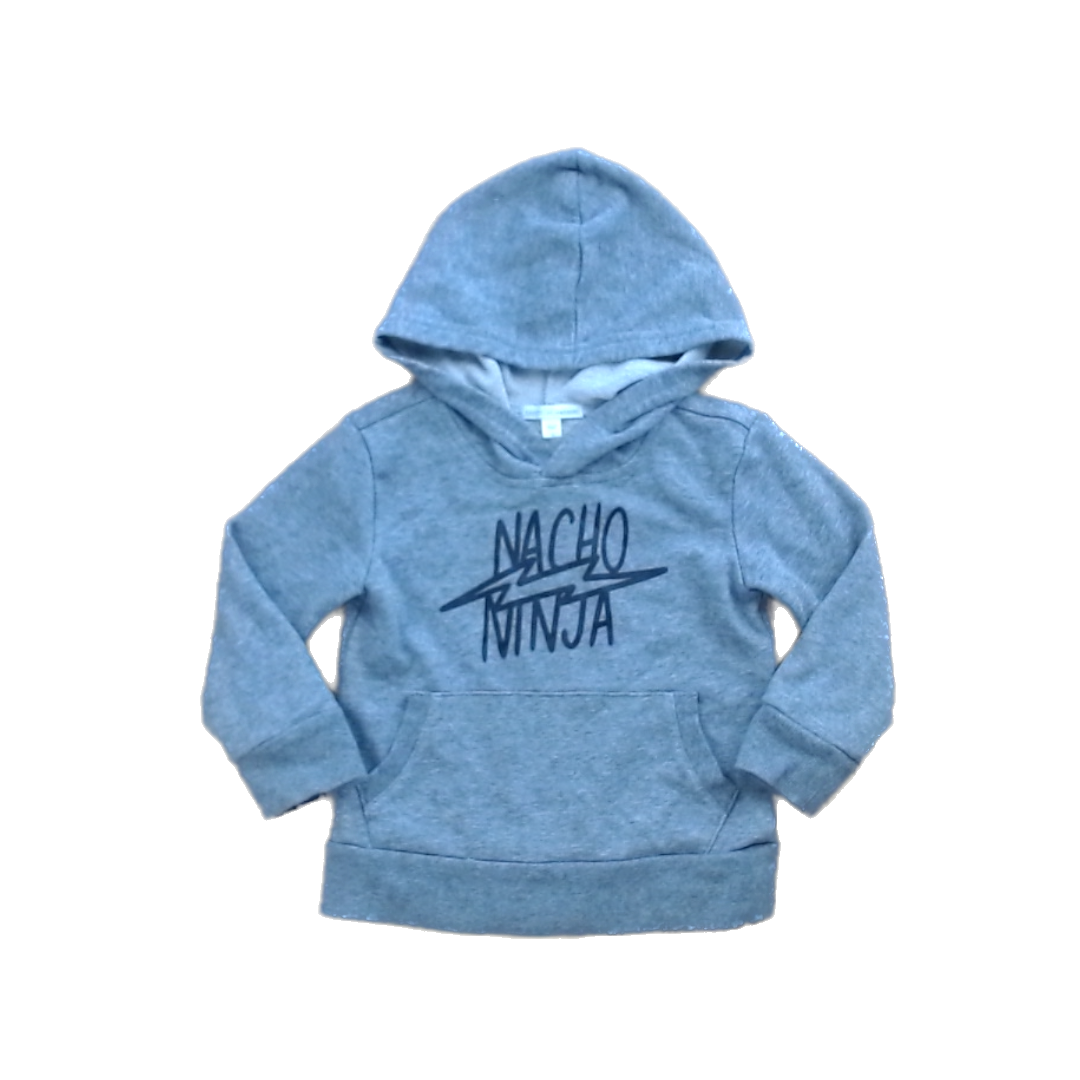 Rockets Of Awesome Boys Gray | Nacho Ninja Sweatshirt Size: 3T Gray | Nacho Ninja