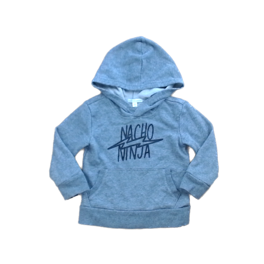 Rockets Of Awesome Boys Gray | Nacho Ninja Sweatshirt Size: 3T Gray | Nacho Ninja