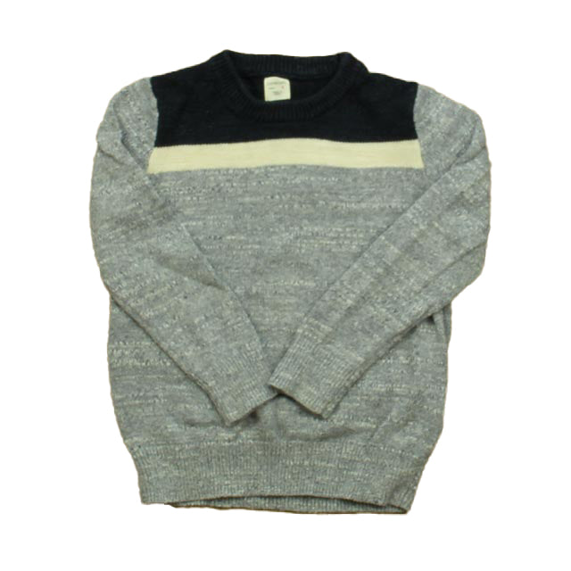 Crewcuts Boys Gray | Navy Sweater Size: 3T