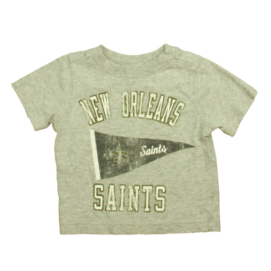 Team Apparel Unisex Gray New Orlean Saints T-Shirt Size: 6-12 Months