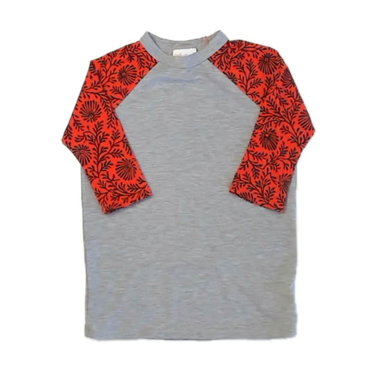 LuLaRoe Boys Gray | Orange T-Shirt Size: 4T Gray | Orange