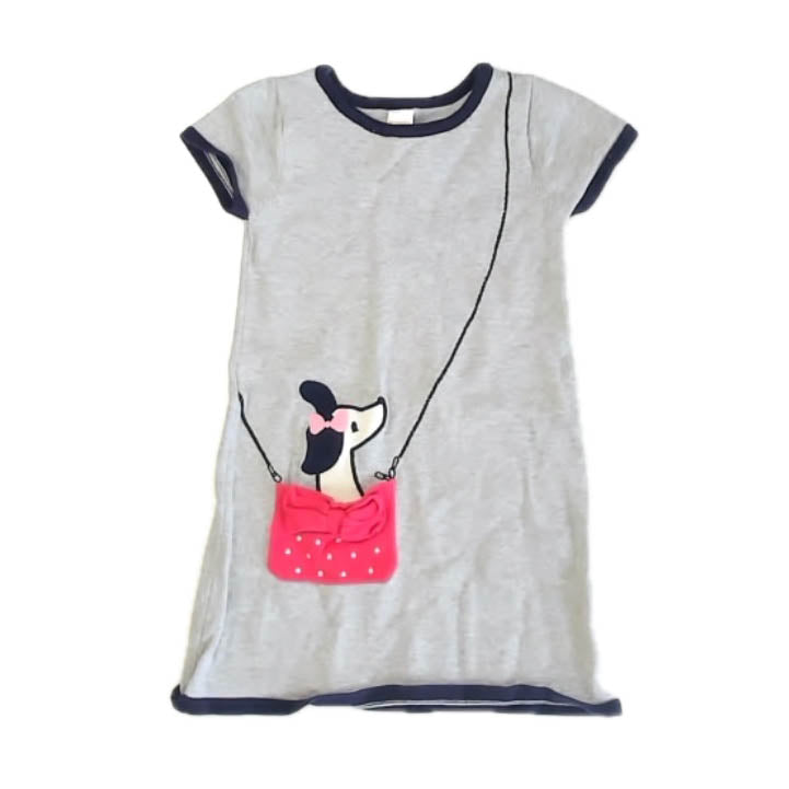 Gymboree Girls Gray | Pink Sweater Dress Size: 5T Gray | Pink