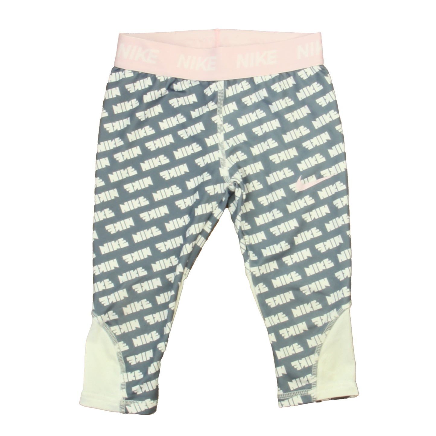 NIke Girls Gray | Pink Athletic Pants Size: 6 Years