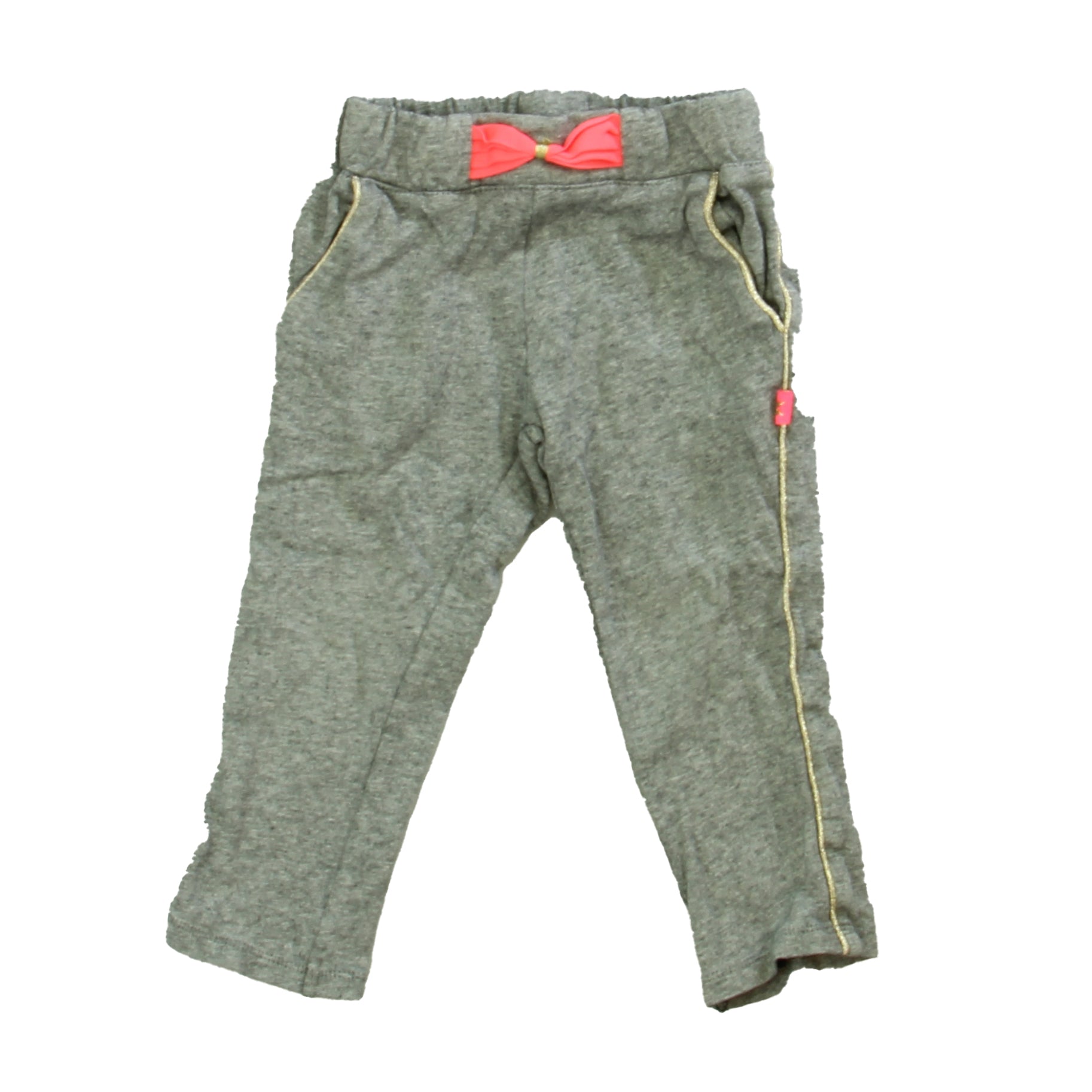 Billieblush Girls Gray | Pink Leggings Size: 2T Gray | Pink