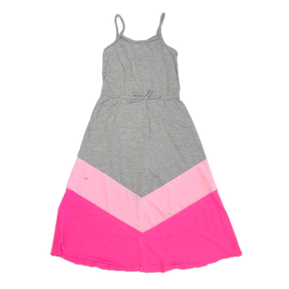 SO Girls Gray | Pink Dress Size: 7-8 Years Gray | Pink
