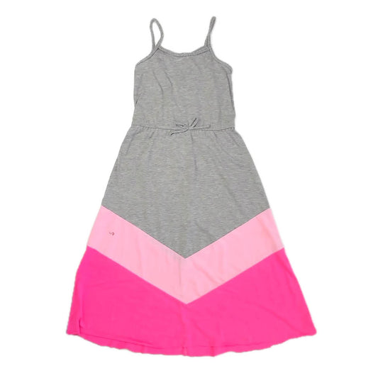 SO Girls Gray | Pink Dress Size: 7-8 Years Gray | Pink