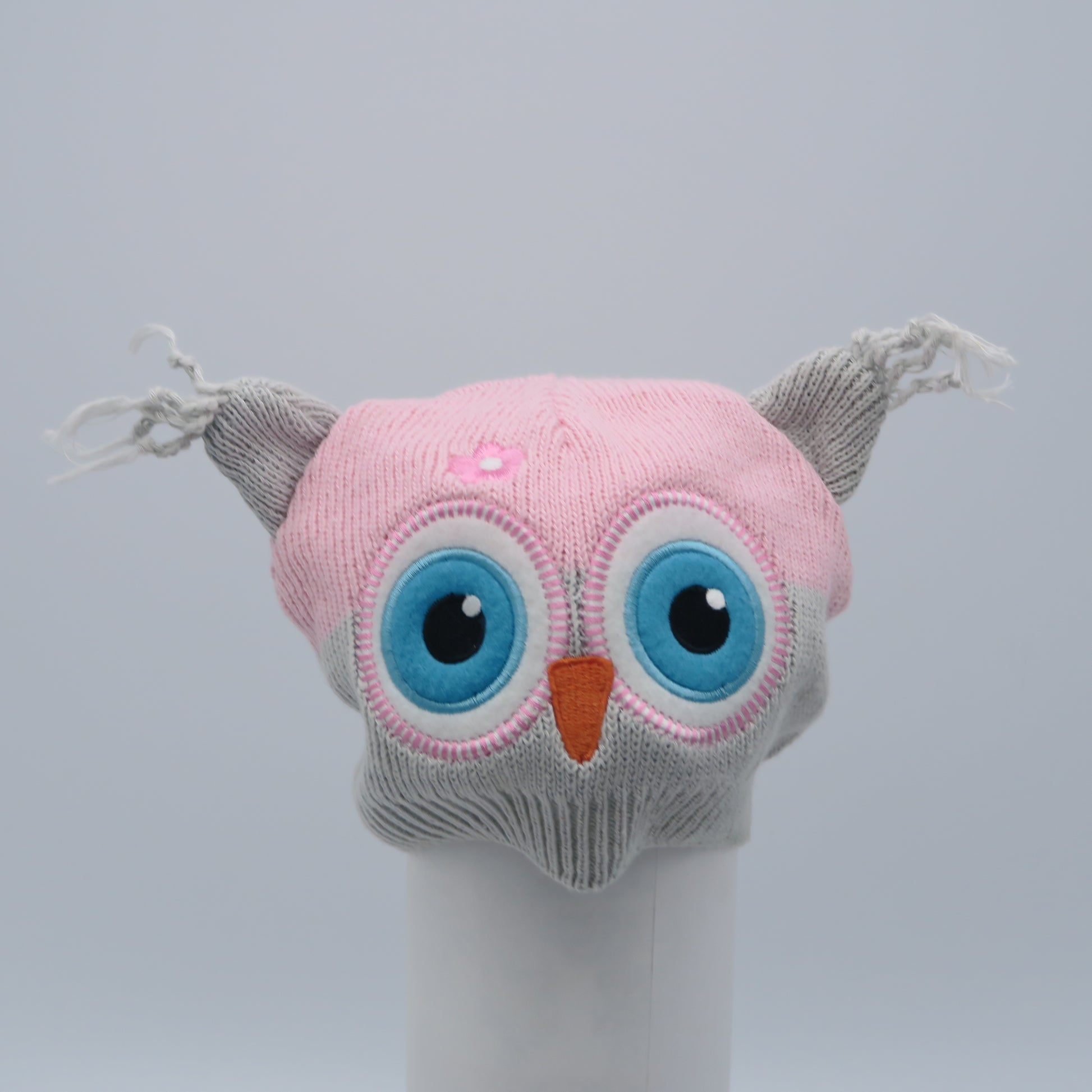 Unknown Girls Gray | Pink Hat Size: *0-6 Months Gray | Pink