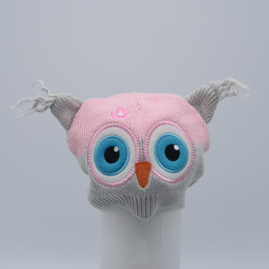 Unknown Girls Gray | Pink Hat Size: *0-6 Months Gray | Pink