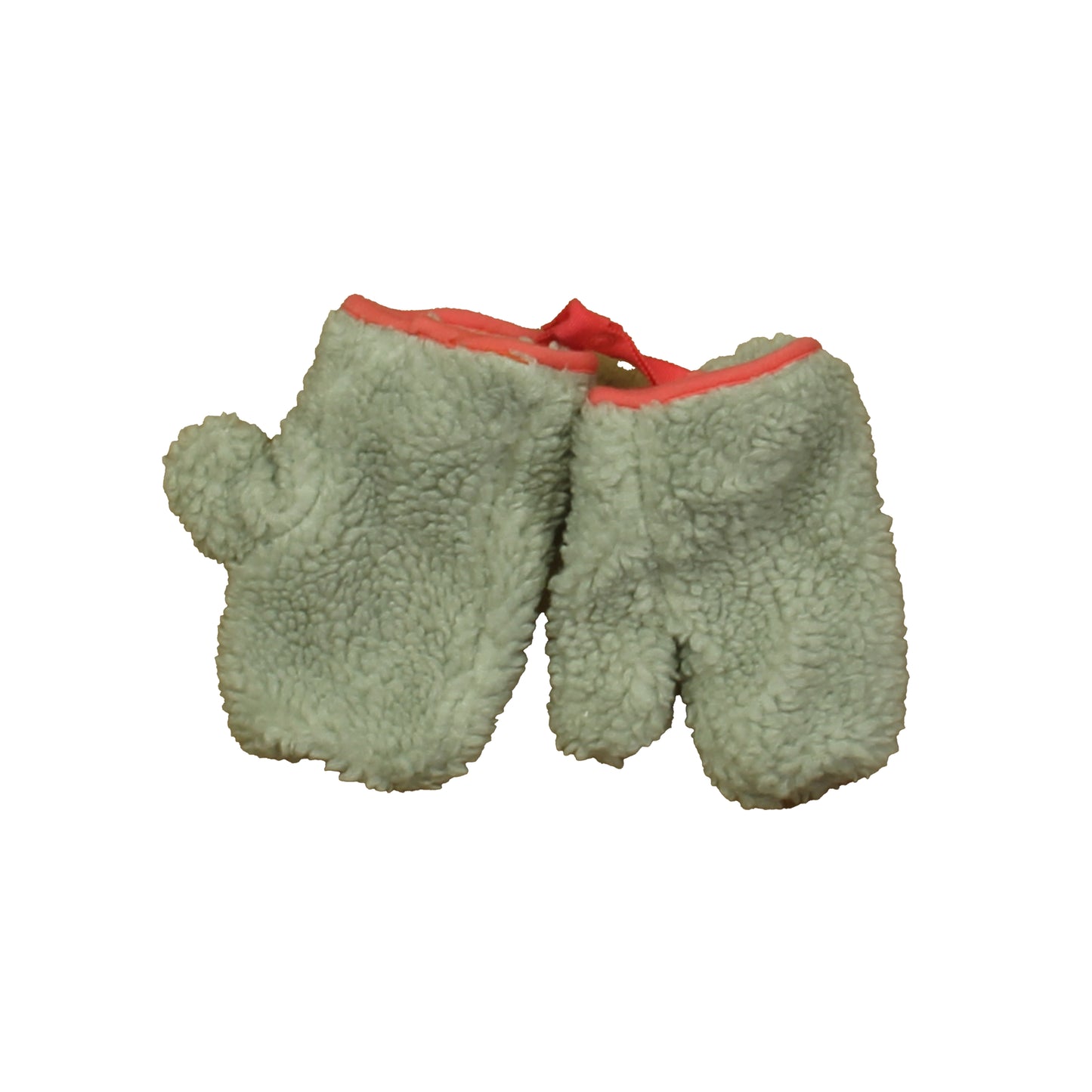 Giggle Girls Gray | Pink Mittens Size: 6-12 Months