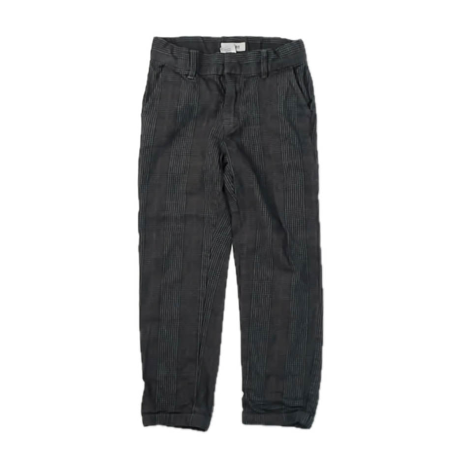 Gymboree Boys Gray Plaid Pants Size: 6 Years Gray Plaid