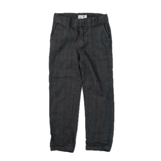 Gymboree Boys Gray Plaid Pants Size: 6 Years Gray Plaid