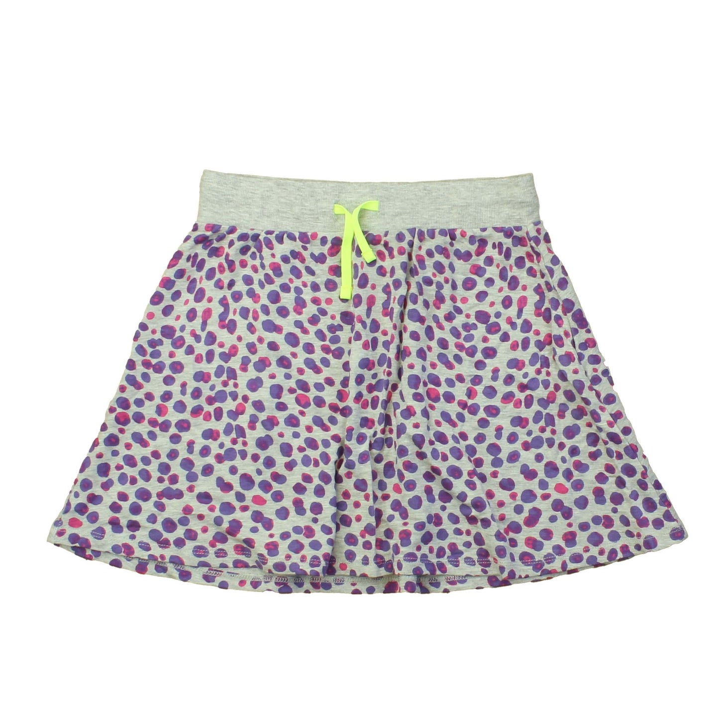 Rockets Of Awesome Girls Gray | Purple | Leopard Print Skirt Size: 12 Years