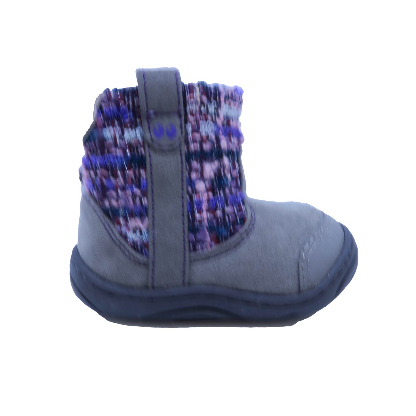 Surprize Girls Gray | Purple Boots Size: 2 Infant