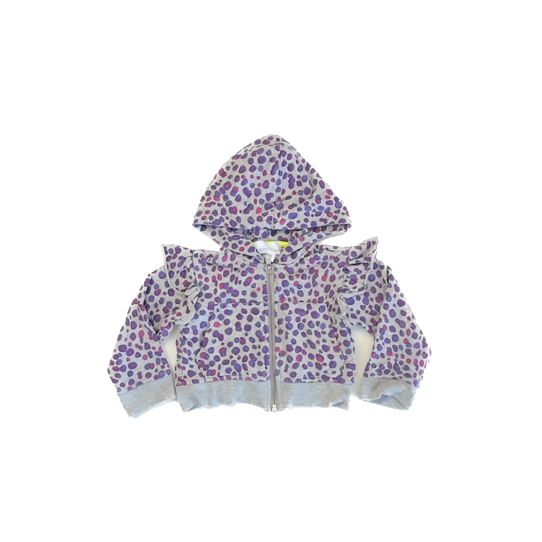 Rockets Of Awesome Girls Gray | Purple Hoodie Size: 2T Gray | Purple