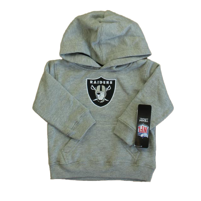 NFL Boys Gray Raiders Hoodie Size: 18 Months