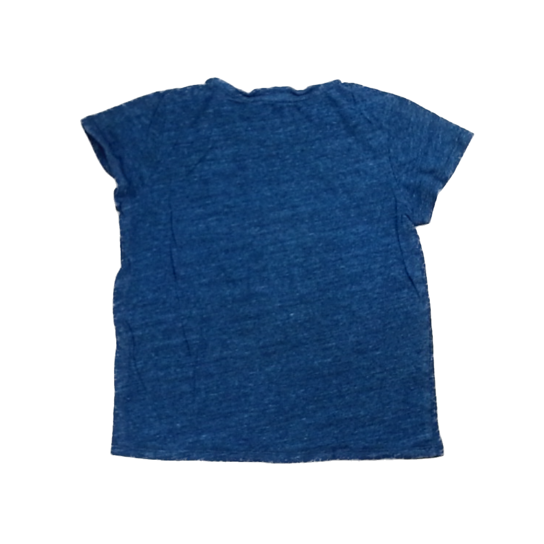 Rockets Of Awesome Girls Gray | Rainbow Peace Hand | Sequin Stripes Short Sleeve Shirt Size: 6 Years Gray | Rainbow Peace Hand | Sequin Stripes