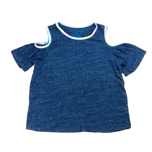 Rockets Of Awesome Girls Gray | Rainbow Rim Tank Top Size: 12 Years Gray | Rainbow Rim