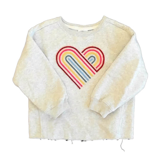 Gap Girls Gray Rainbow Sweatshirt Size: 4T Gray Rainbow