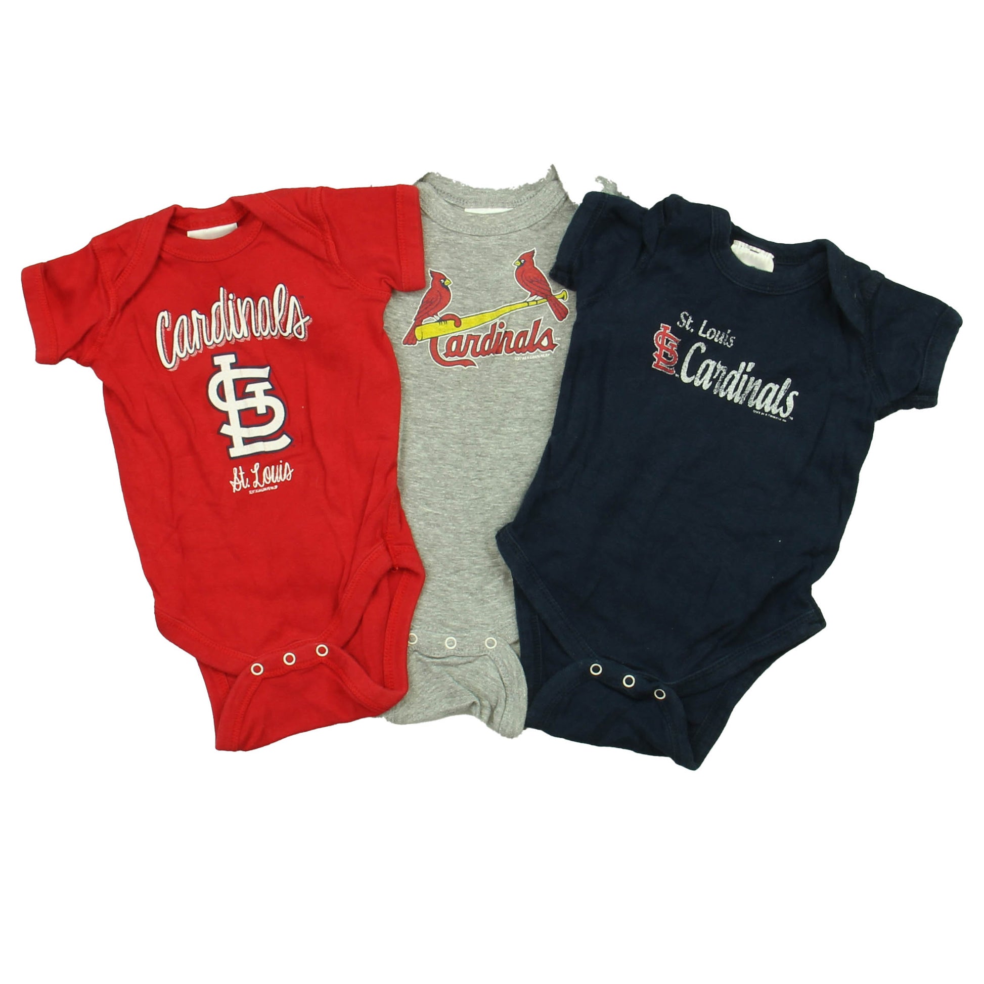 Soft As A Grape Boys Gray | Red | Blue Apparel Sets Size: 6 Months Gray | Red | Blue