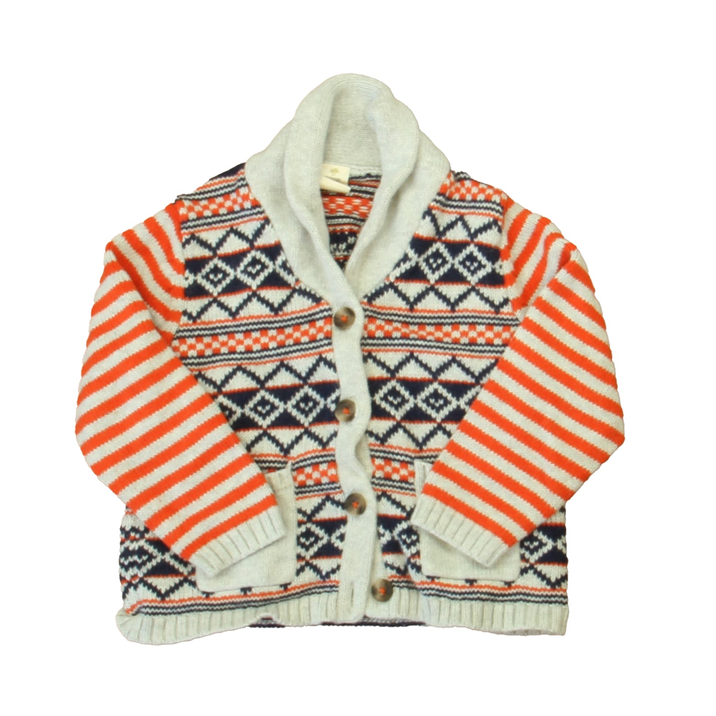 Tucker + Tate Boys Gray | Red | Navy Cardigan Size: 18 Months Gray | Red | Navy