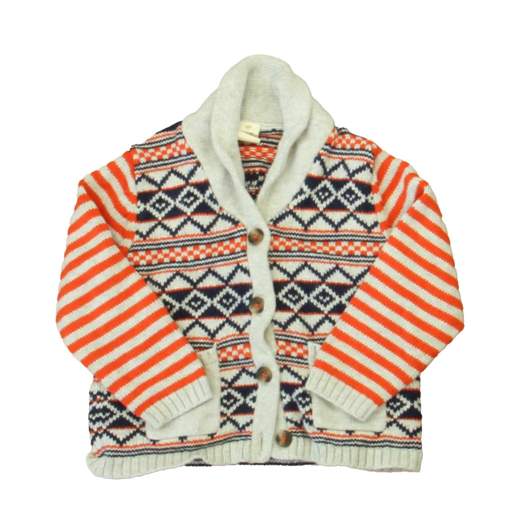 Tucker + Tate Boys Gray | Red | Navy Cardigan Size: 18 Months Gray | Red | Navy
