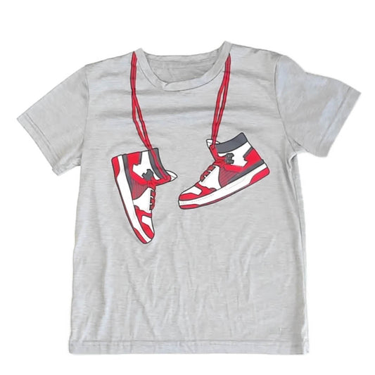 Hind Boys Gray | Red Athletic Top Size: 10 Years Gray | Red